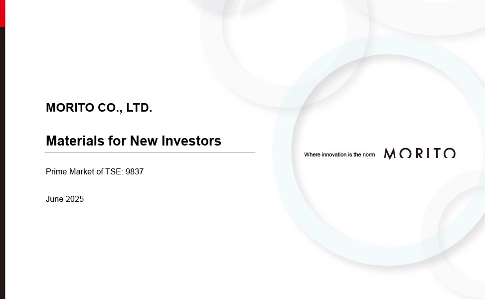 FOR NEW INVESTORS